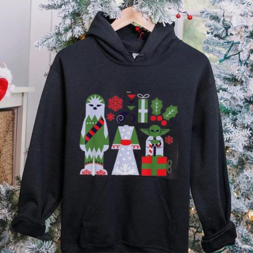 Star Wars Chewbacca Princess Leia And Yoda Christmas Holiday Shirt