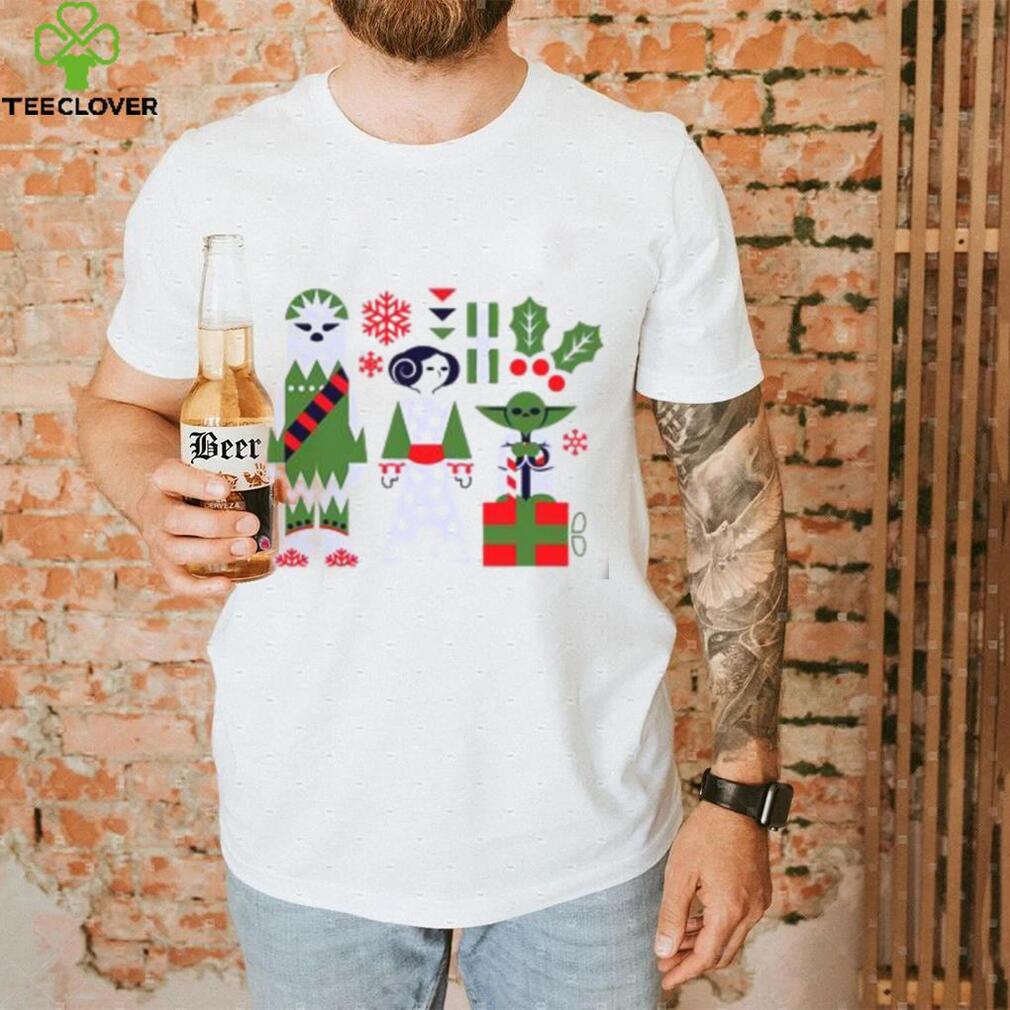 Star Wars Chewbacca Princess Leia And Yoda Christmas T Shirt Star Wars Chewbacca Princess Leia And Yoda Christmas T Shirt