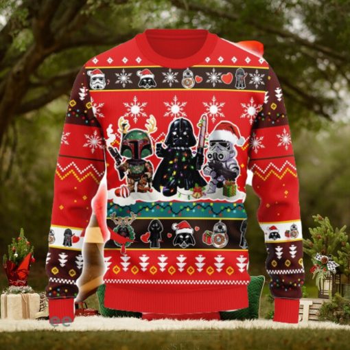 Star Wars Chibi Ugly Christmas Sweater Amazing Gift Men And Women Christmas Gift