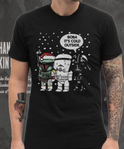 Star Wars Christmas Boba Its Cold Outside T hoodie, sweater, longsleeve, shirt v-neck, t-shirt