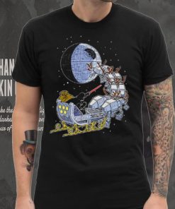 Star Wars Christmas Darth Vader Santa Sleigh Shirt For Men