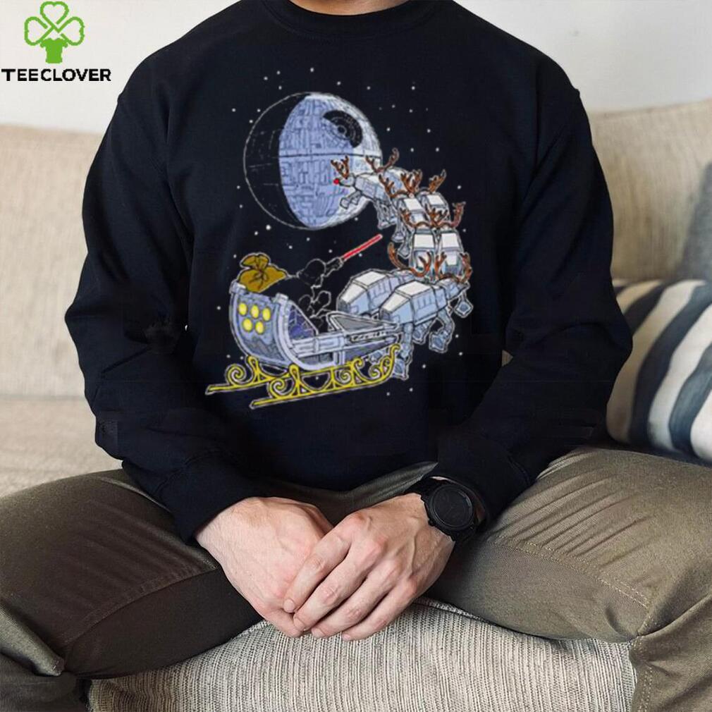 Star Wars Christmas Darth Vader Santa Sleigh Shirt For Men Star Wars Christmas Darth Vader Santa Sleigh Shirt For Men