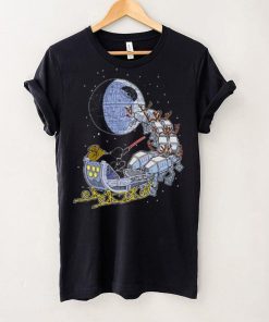 Star Wars Christmas Darth Vader Santa Sleigh Shirt For Men