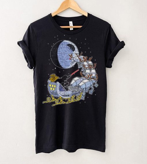 Star Wars Christmas Darth Vader Santa Sleigh Shirt For Men