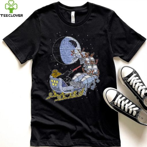 Star Wars Christmas Darth Vader Santa Sleigh Shirt For Men