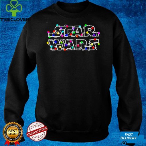 Star Wars Christmas Lights logo hoodie, sweater, longsleeve, shirt v-neck, t-shirt