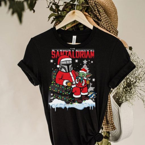 Star Wars Christmas Shirt The Santalorian And Baby Yoda