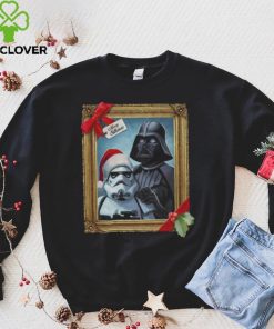 Star Wars Christmas Vader Trooper Family Photo T shirt, Darth Vader Christmas T Shirt