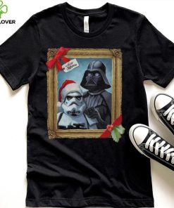 Star Wars Christmas Vader Trooper Family Photo T shirt, Darth Vader Christmas T Shirt