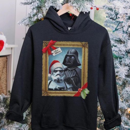 Star Wars Christmas Vader Trooper Family Photo T shirt, Darth Vader Christmas T Shirt