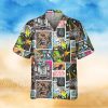 Baltimore Orioles Red Hibiscus Caro Black Background 3D Hawaiian Shirt