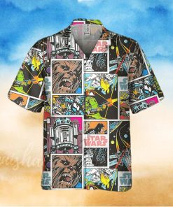 Star Wars Classic Star Wars Characters Retro Comic Book Style Disney Hawaiian Shirt And Short For Men And Women Gift