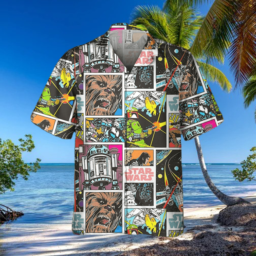 Star Wars Classic Star Wars Characters Retro Comic Book Style Disney Hawaiian Shirt And Short For Men And Women Gift Star Wars Classic Star Wars Characters Retro Comic Book Style Disney Hawaiian Shirt And Short For Men And Women Gift