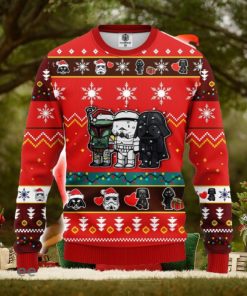 Star Wars Cute Ugly Christmas Sweater Red 1 Amazing Gift Men And Women Christmas Gift