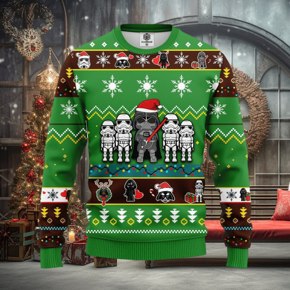 Star Wars Darth Vader Green Funny Ideas Ugly Christmas Sweater Gift Thanksgiving Star Wars Darth Vader Green Funny Ideas Ugly Christmas Sweater Gift Thanksgiving
