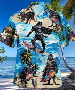 Star Wars Darth Vader Surfing Beach Hawaiian Shirt