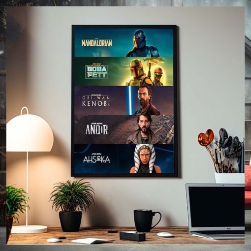 Star Wars Every Live Action Shows Home Decor Poster Canvas