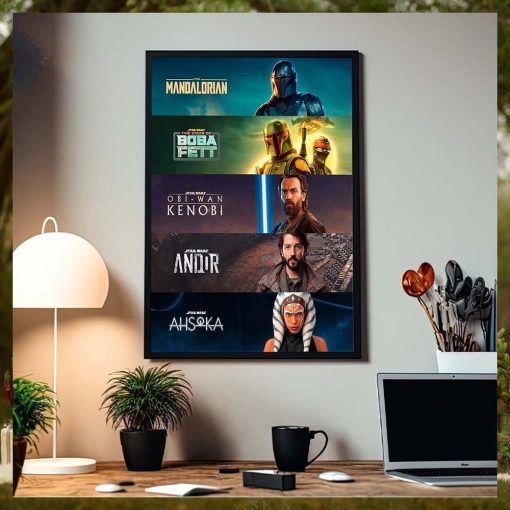 Star Wars Every Live Action Shows Home Decor Poster Canvas