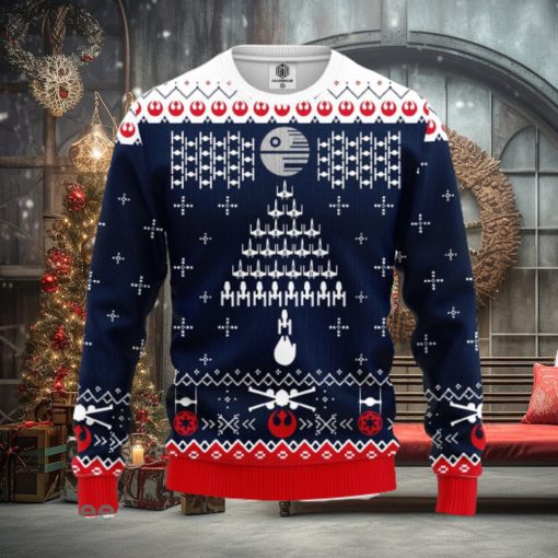 Star Wars Fight Ship Ugly Christmas Sweater Amazing Gift Men And Women Christmas Gift