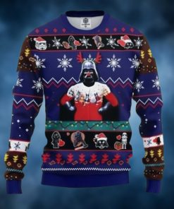 Star Wars Funny Christmas Knitting Pattern 3D Ugly Christmas Sweater