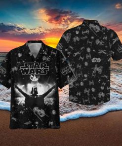 Star Wars Hawaiian Shirt Darth Vader Black Hawaiian T Shirt