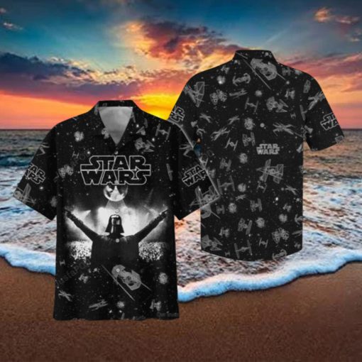 Star Wars Hawaiian Shirt Darth Vader Black Hawaiian T Shirt