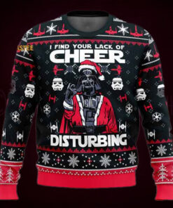Star Wars I Find Your Lack Of Cheer Disturbing Ugly Christmas Sweater