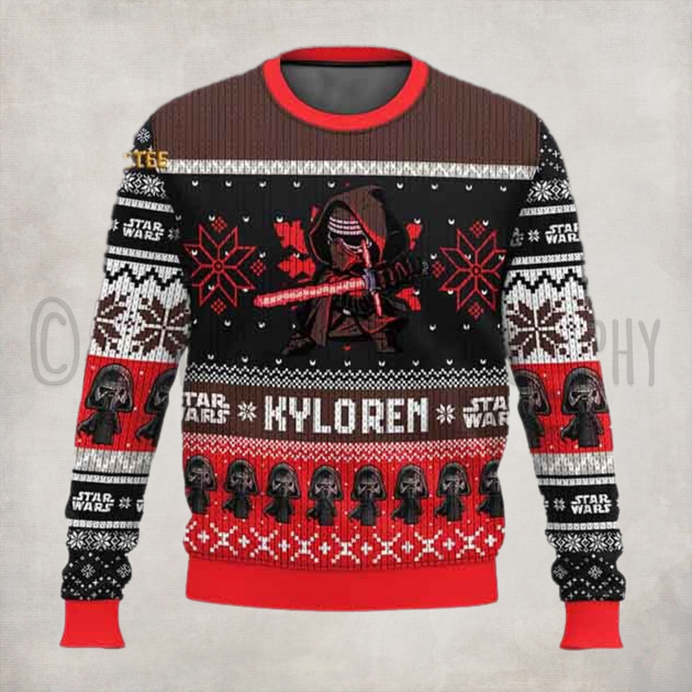 Star Wars Kylo Ren Christmas Holiday Ugly Sweater Star Wars Kylo Ren Christmas Holiday Ugly Sweater