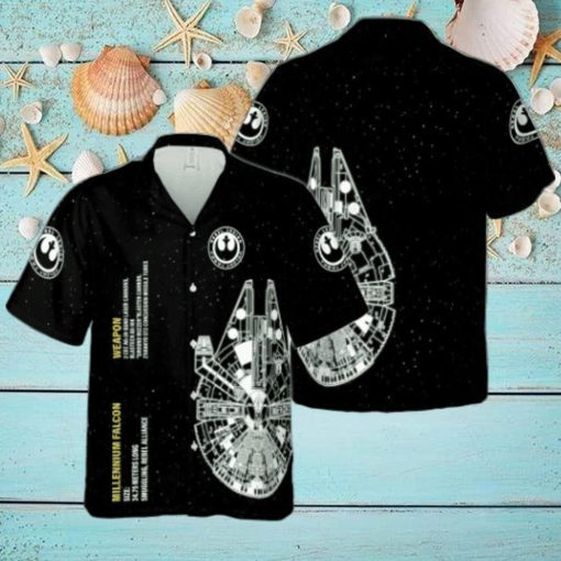 Star Wars Millennium Falcon Cool Version Full Print Hawaiian Shirt