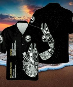 Star Wars Millennium Falcon Cool Version Full Print Hawaiian Shirt