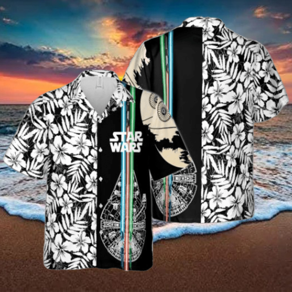 Star Wars Millennium Falcon High Fashion Hawaiian Shirt Star Wars Millennium Falcon High Fashion Hawaiian Shirt