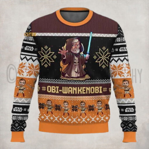 Star Wars Obi Wan Kenobi Christmas Holiday Ugly Sweater