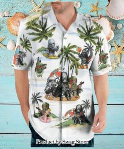 Star Wars Pattern 3D Hawaiian Shirt