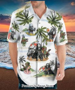 Star Wars Pattern 3D Hawaiian Shirt