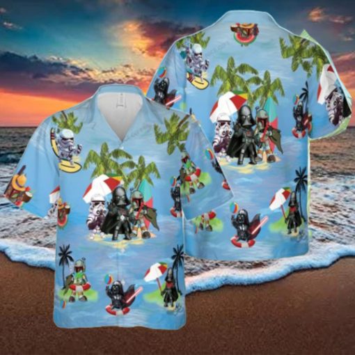 Star Wars Pattern Full Printing Hawaiian Shirt