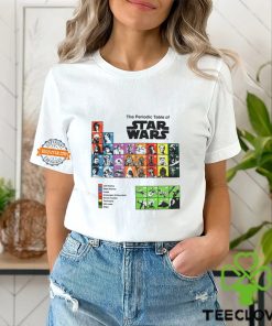 Star Wars Periodic Table White T Shirt 2 Star Wars Periodic Table White T Shirt