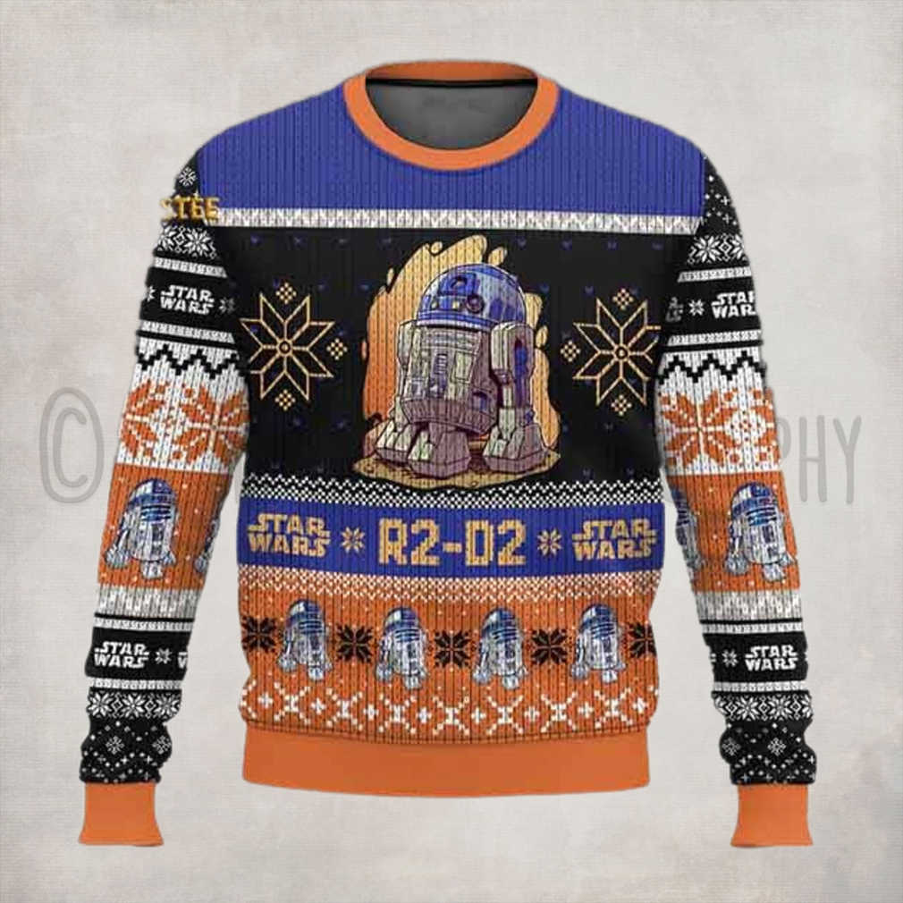 Star Wars R2D2 Christmas Holiday Ugly Sweater Star Wars R2D2 Christmas Holiday Ugly Sweater