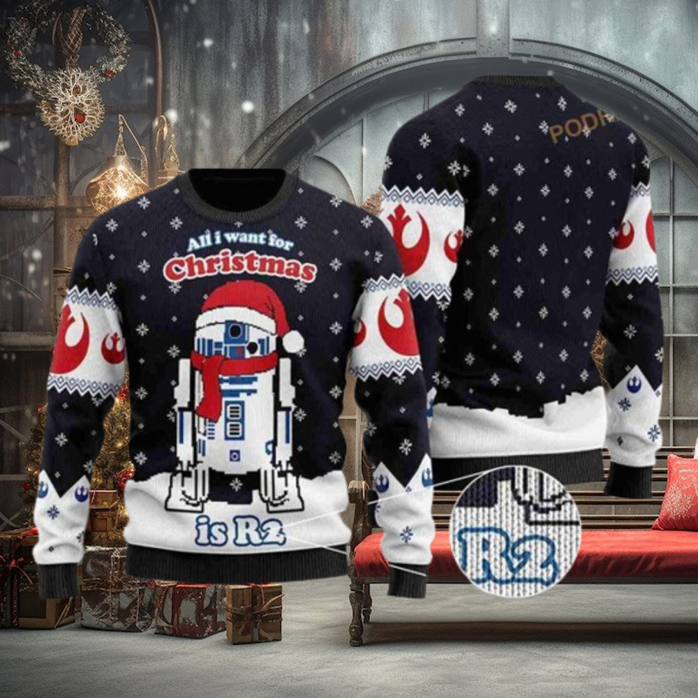 Star Wars R2D2 Ugly Christmas Sweater Star Wars R2D2 Ugly Christmas Sweater