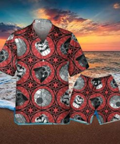 Star Wars Red Stained Glass Empire Hawaiian Shirt