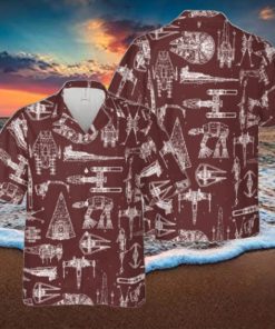 Star Wars Space Ships Gift Ideas 3D Hawaiian Shirt