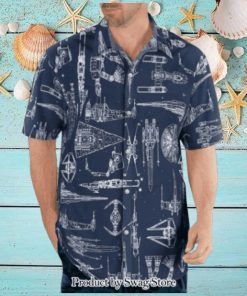 Star Wars Space Ships Unique 3D Hawaiian Shirt