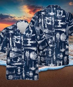 Star Wars Spaceship For Fan Full Printing Hawaiian Shi