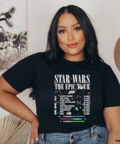 Star Wars The Epic Tour Two Side logo shirt