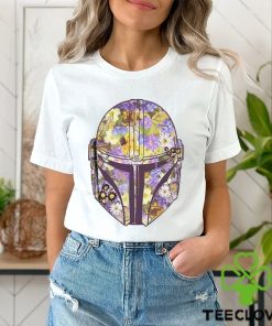 Star Wars The Mandalorian Floral Helmet Girls T Shirt