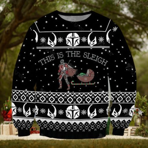 Star Wars This Is The Sleight Baby Yoda Ugly Christmas Sweater