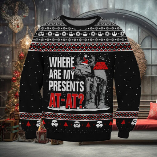 Star Wars Where Presents Ugly Sweater
