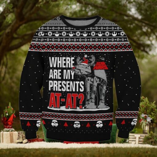 Star Wars Where Presents Ugly Sweater
