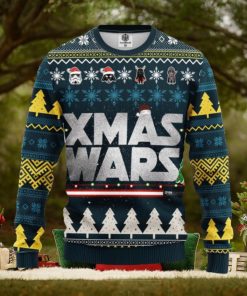 Star Wars Xmas Gifts Xmas Wars AOP Print Christmas Ugly Sweater For Men Women