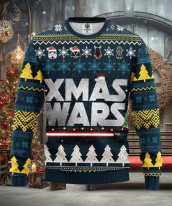 Star Wars Xmas Gifts Xmas Wars AOP Print Christmas Ugly Sweater For Men Women