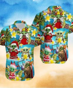 Star Wars Yoda Christmas Disney Hawaiian Shirt